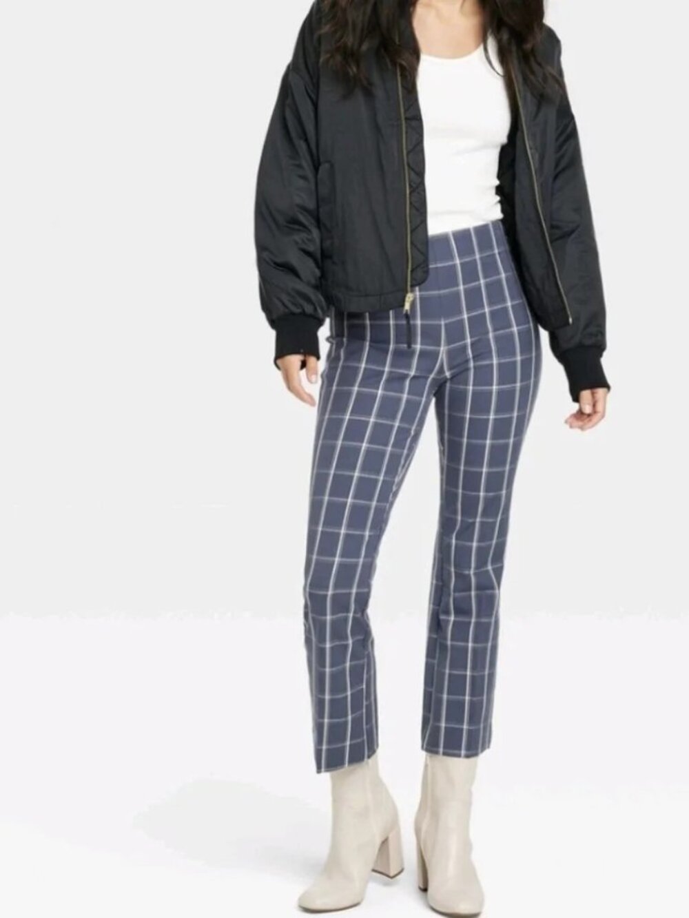 A New Day Women's Cropped Kick Flare Pull-On Pants